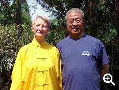 Stafanie Schmidt mit QiGong-Meister Prof. h.c. Sui Qingbo