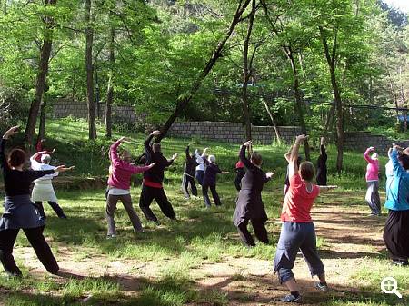 Gemeinsame QiGong-Übungen in China 